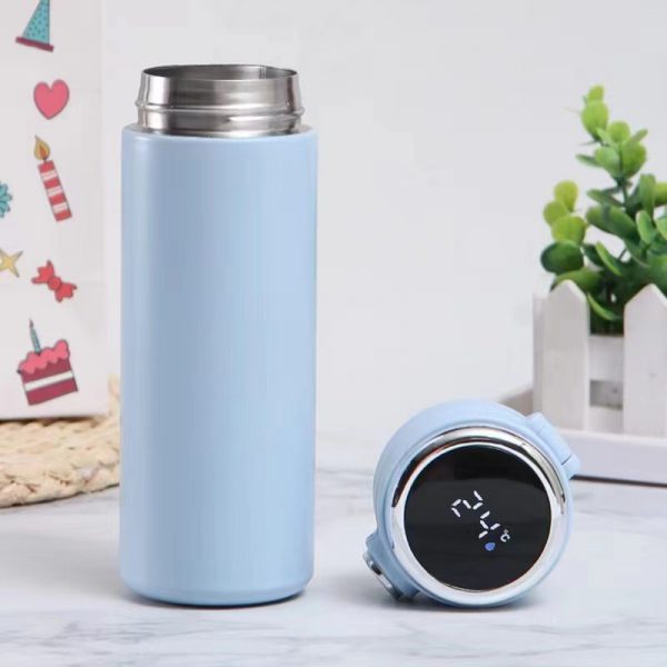 PuffyFuzzy™ LCD Thermos Bottle