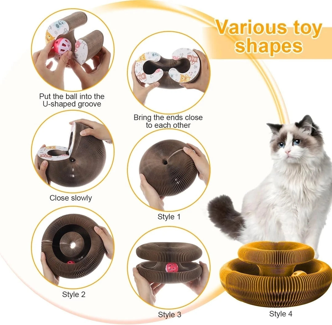 PuffyFuzzy™ Magic Organ Cat Scratcher