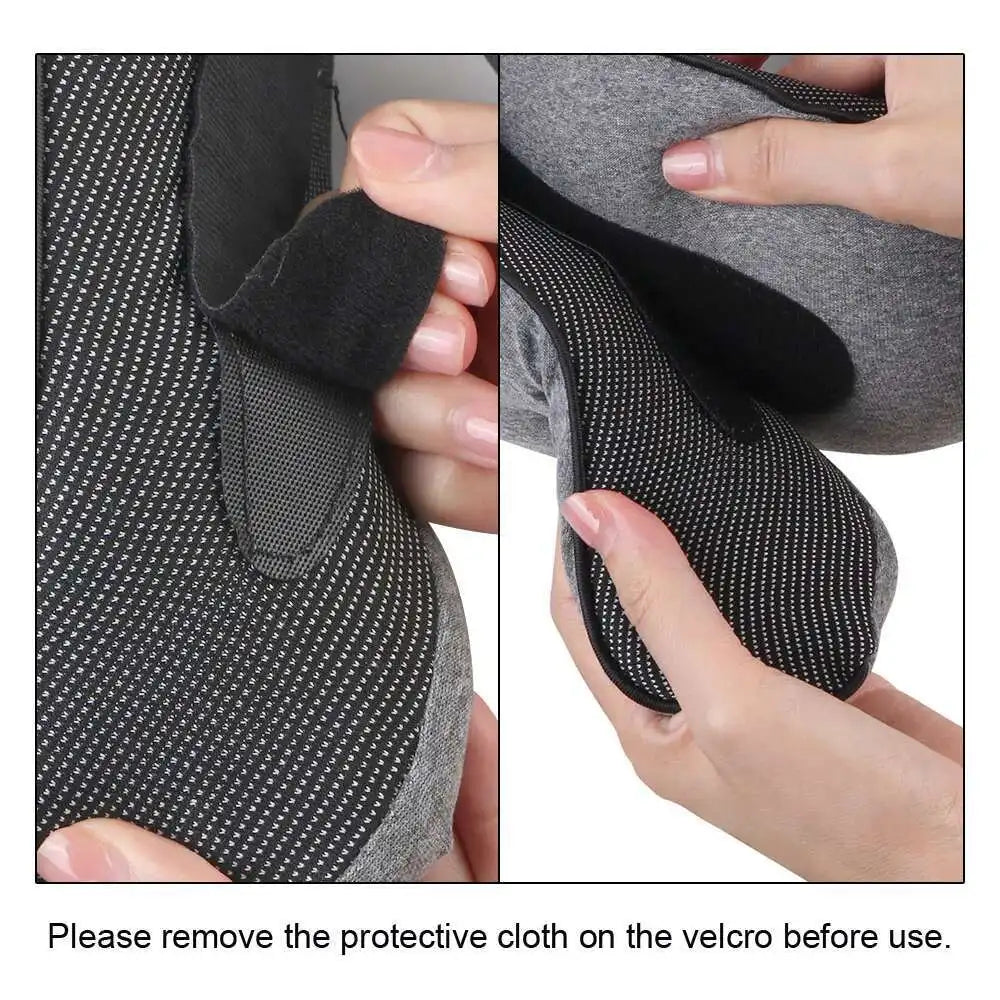 PuffyFuzzy™ Memory Foam Travel Neck Pillow