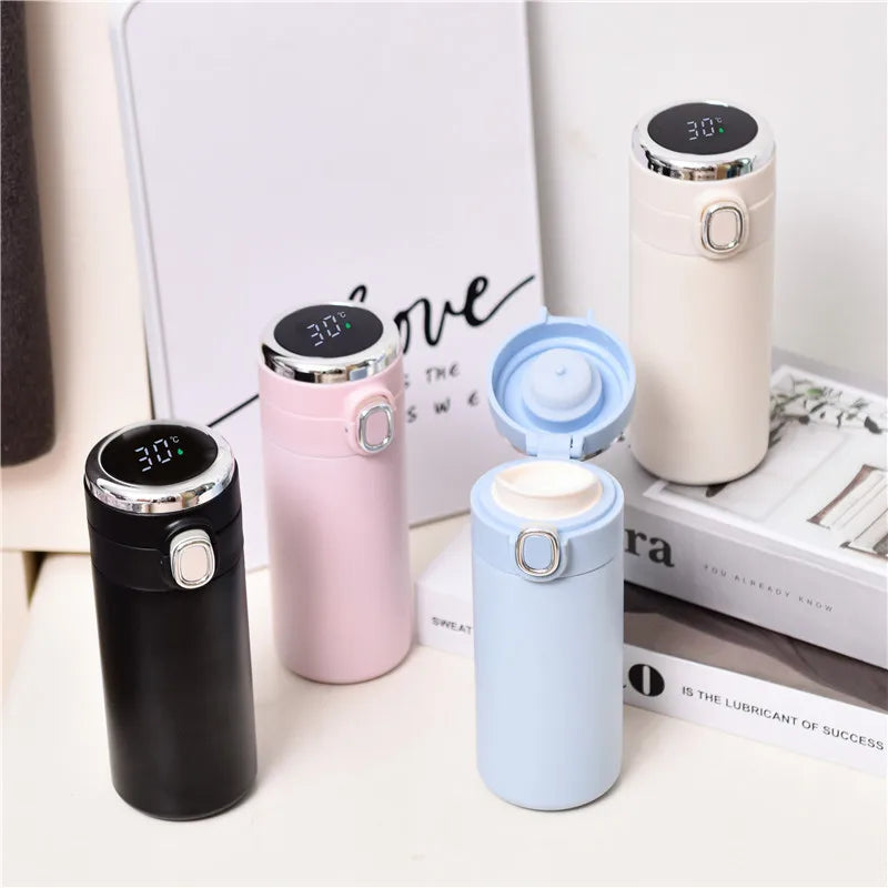 PuffyFuzzy™ LCD Thermos Bottle