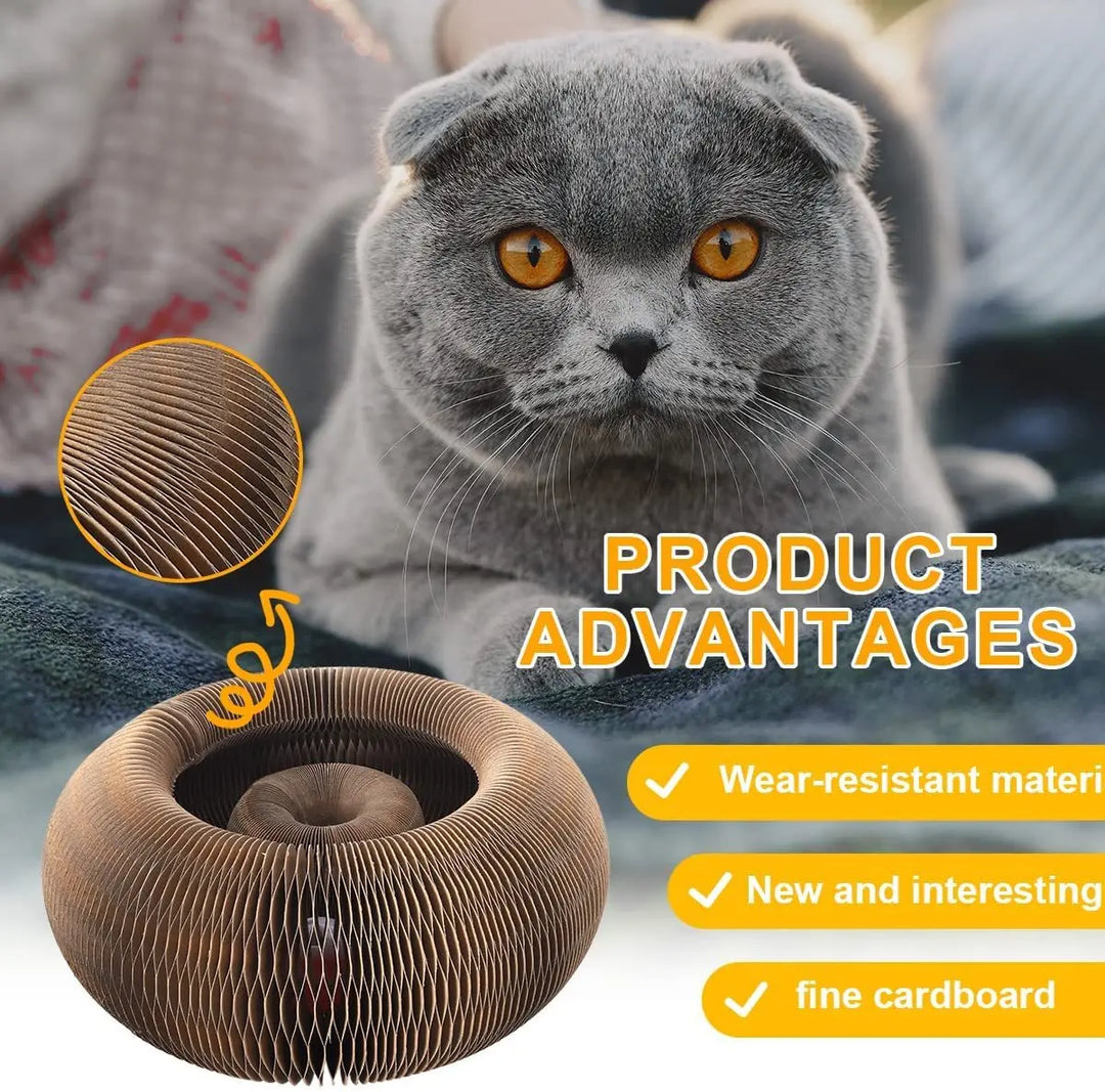 PuffyFuzzy™ Magic Organ Cat Scratcher