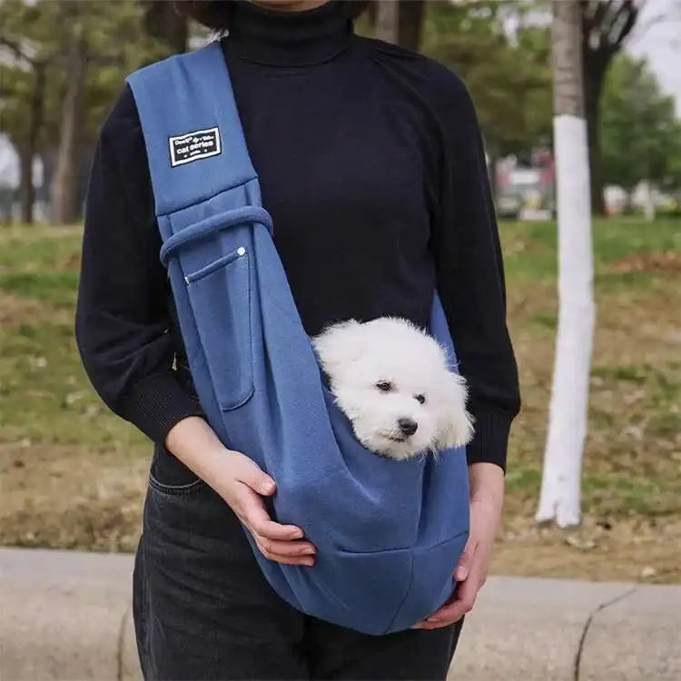 PuffyFuzzy™ Pet Sling Bag – Dog & Cat Carrier