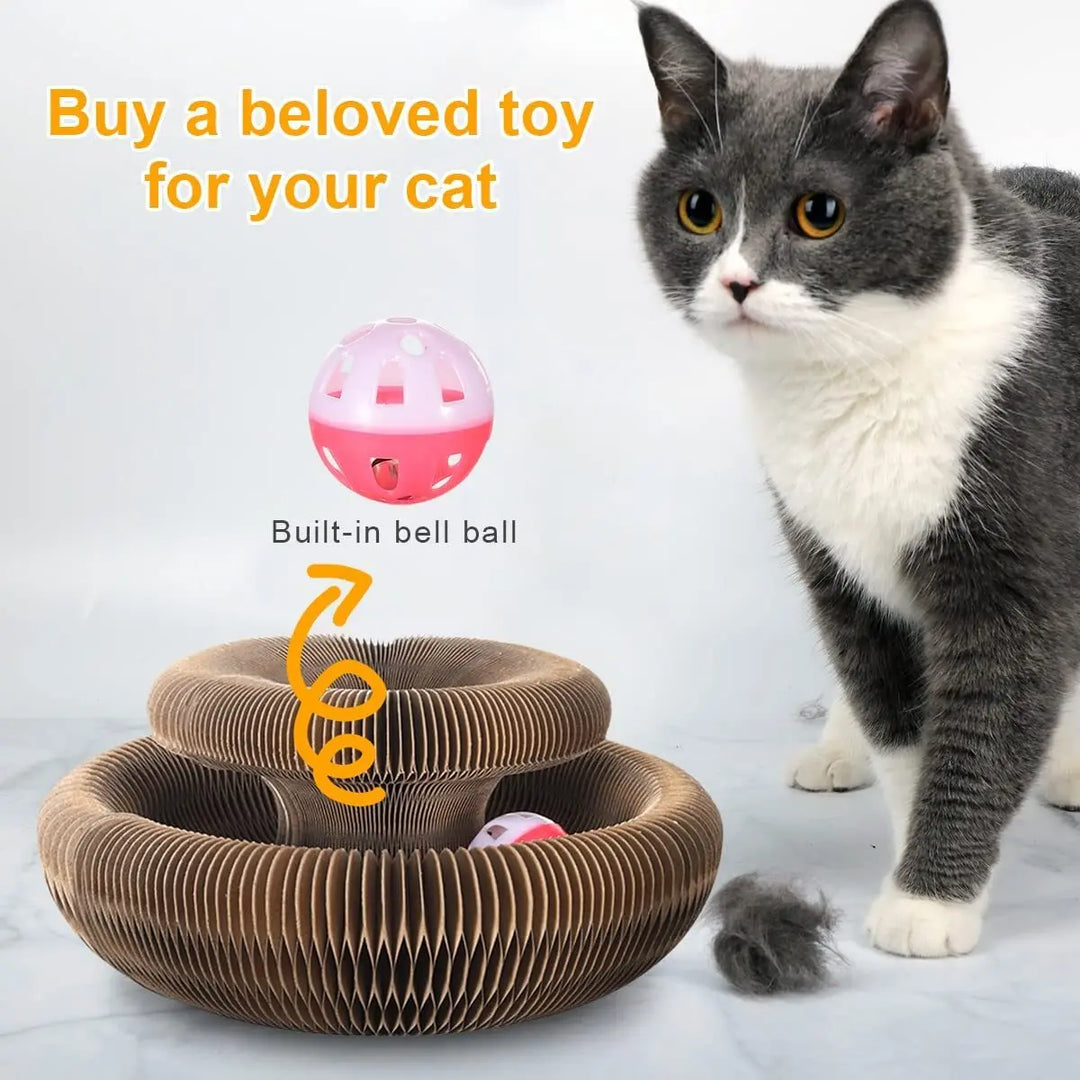 PuffyFuzzy™ Magic Organ Cat Scratcher