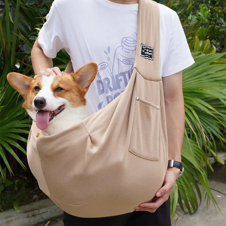 PuffyFuzzy™ Pet Sling Bag – Dog & Cat Carrier