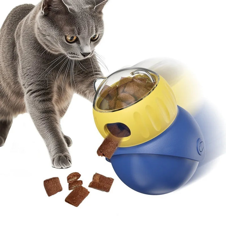 PuffyFuzzy™ Interactive Cat Toy – Owl Puzzle Ball