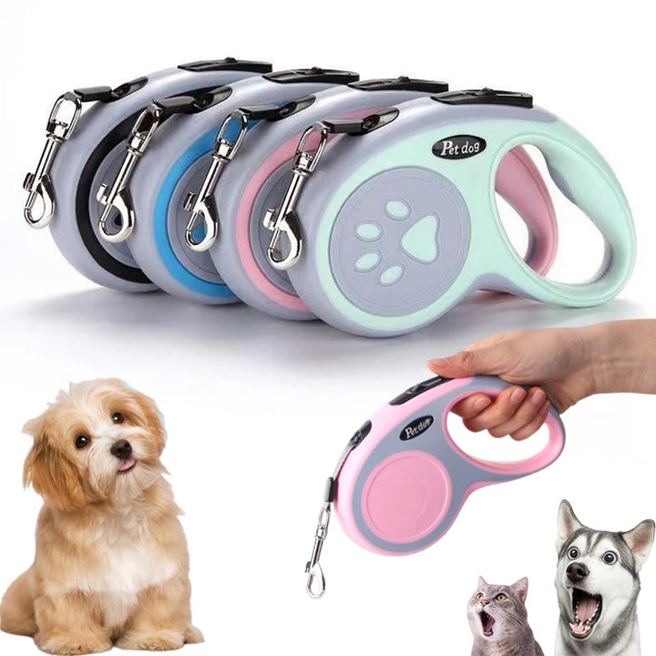 PuffyFuzzy™ Retractable Pet Leash
