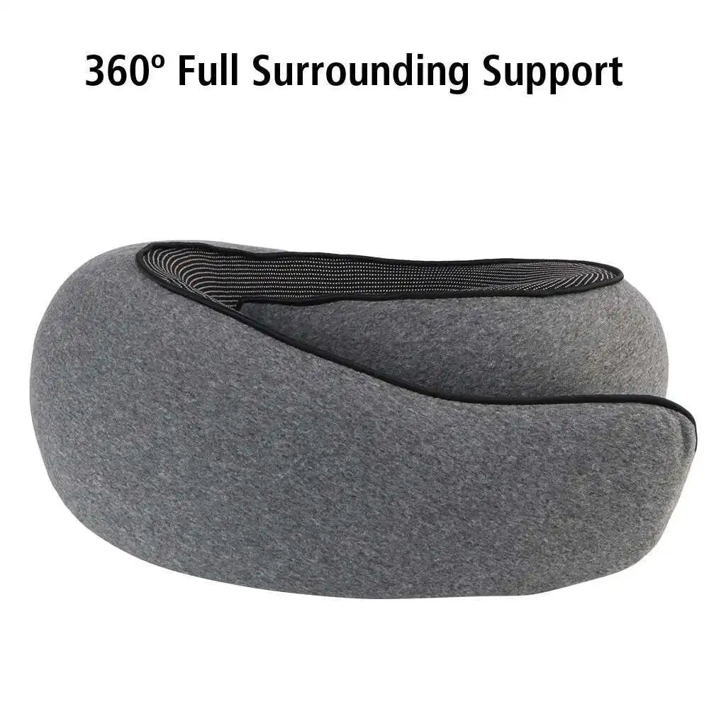 PuffyFuzzy™ Memory Foam Travel Neck Pillow