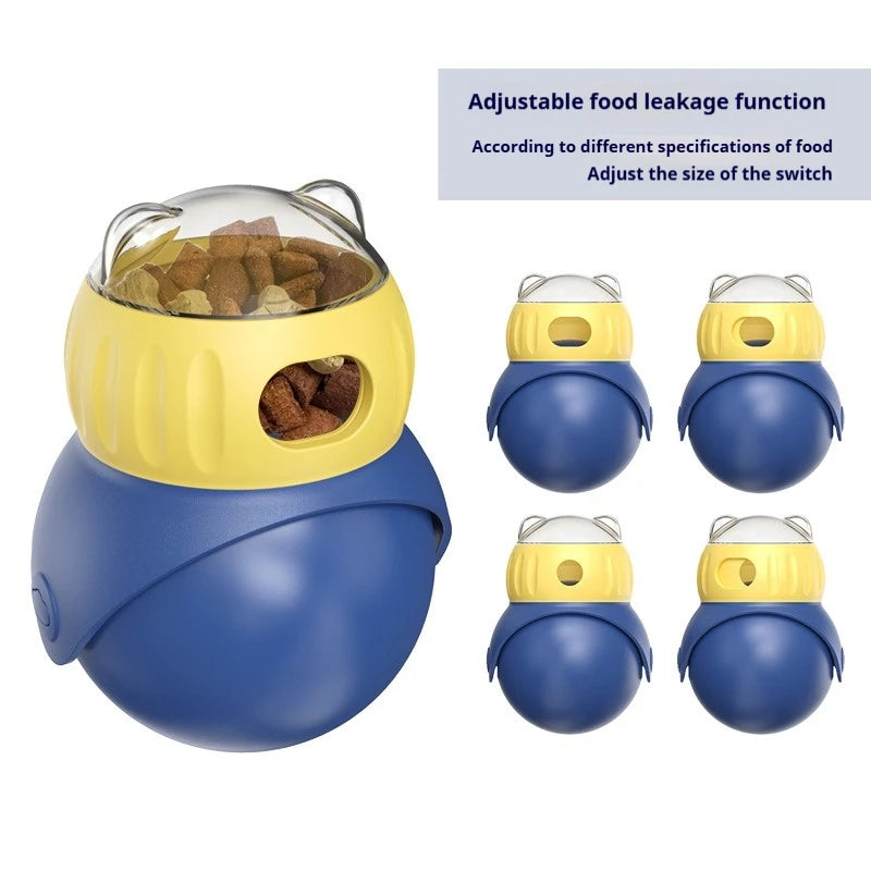 PuffyFuzzy™ Interactive Cat Toy – Owl Puzzle Ball