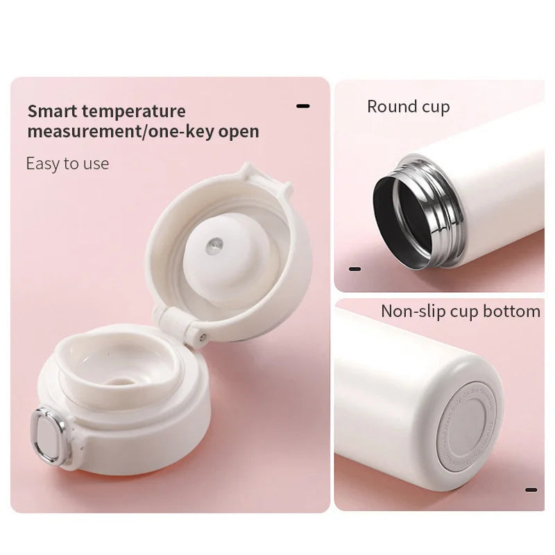 PuffyFuzzy™ LCD Thermos Bottle