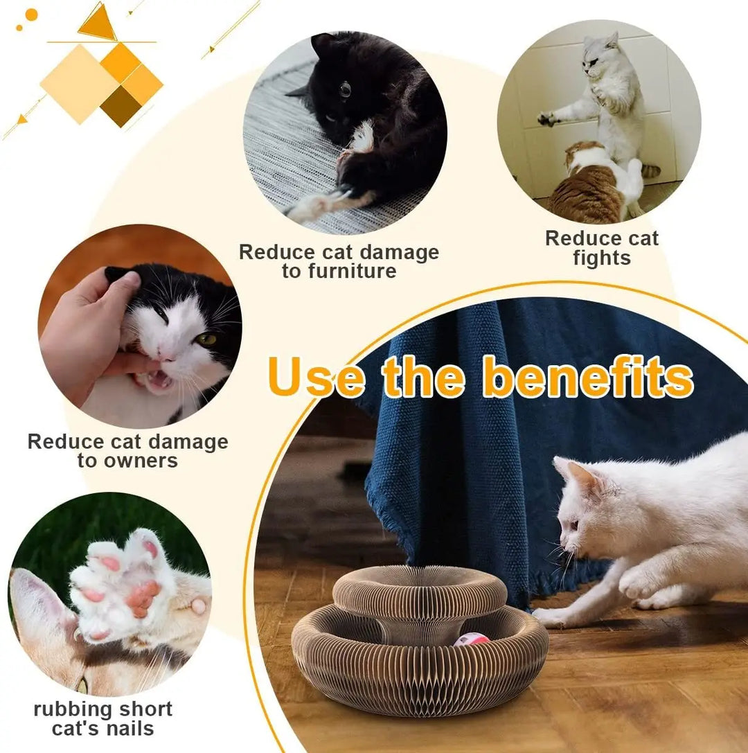 PuffyFuzzy™ Magic Organ Cat Scratcher