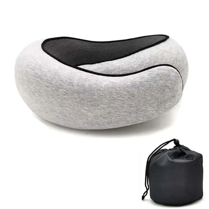 PuffyFuzzy™ Memory Foam Travel Neck Pillow
