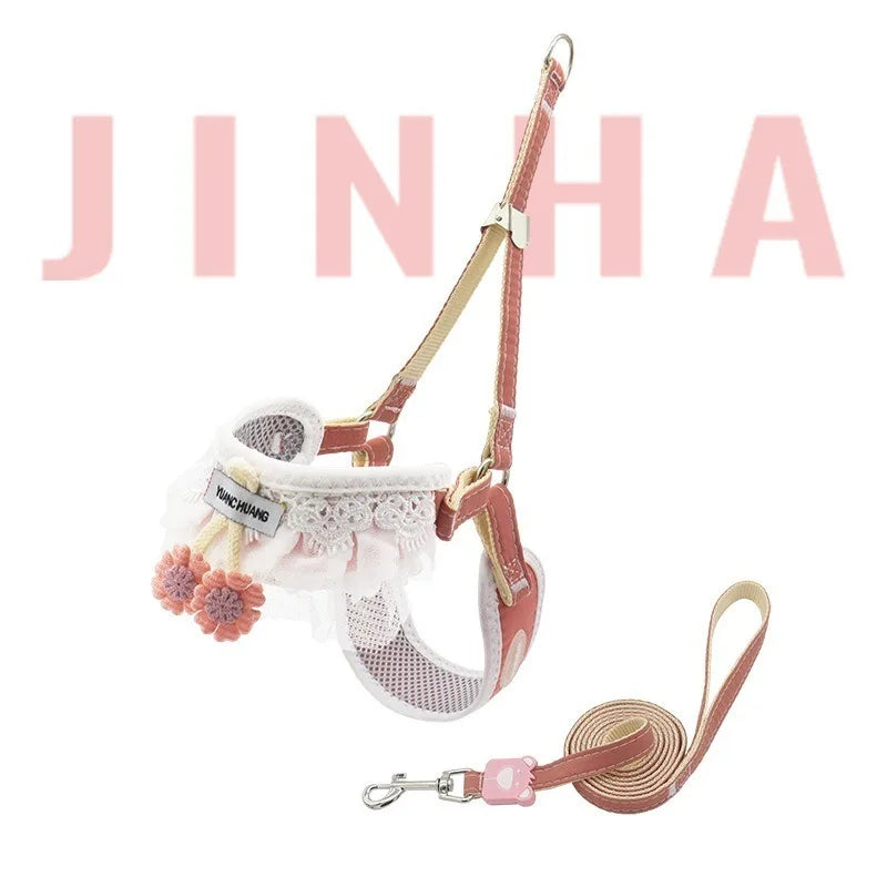 PuffyFuzzy™ Adjustable Harness & Leash
