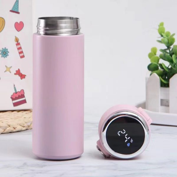PuffyFuzzy™ LCD Thermos Bottle